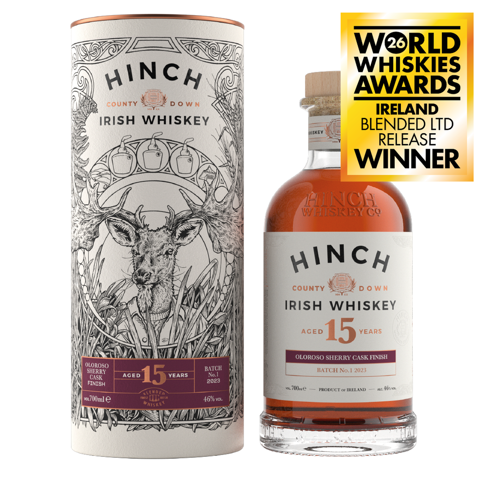 Hinch Irish Whiskey - 15 Year Old - Oloroso Sherry Cask Finish
